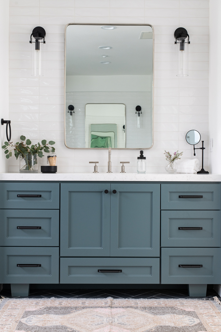 Five Bathroom Remodel - Tile Detail